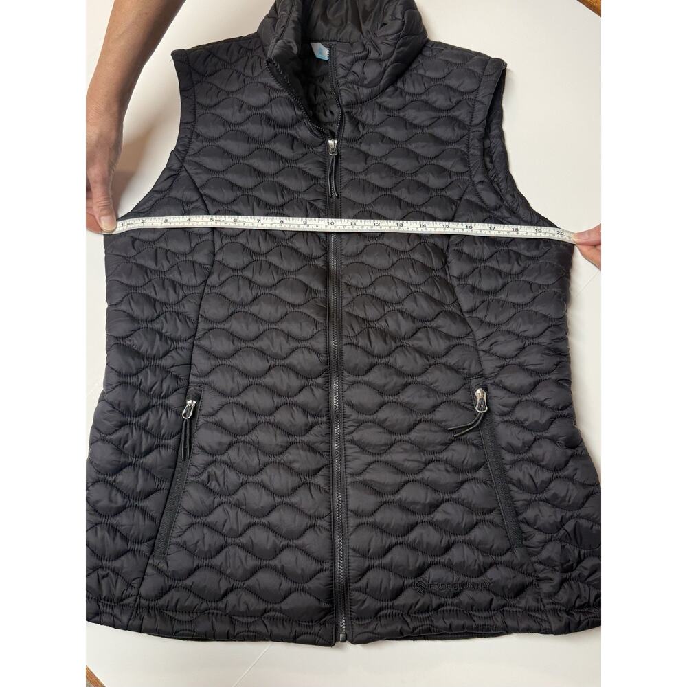Free Country Jacket Vest, Size L, Black, Zipper - Picture 4 of 7